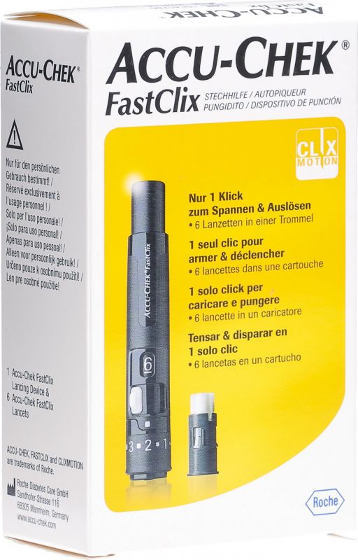Accu - Chek FastClix Dispositivo pungidito Roche