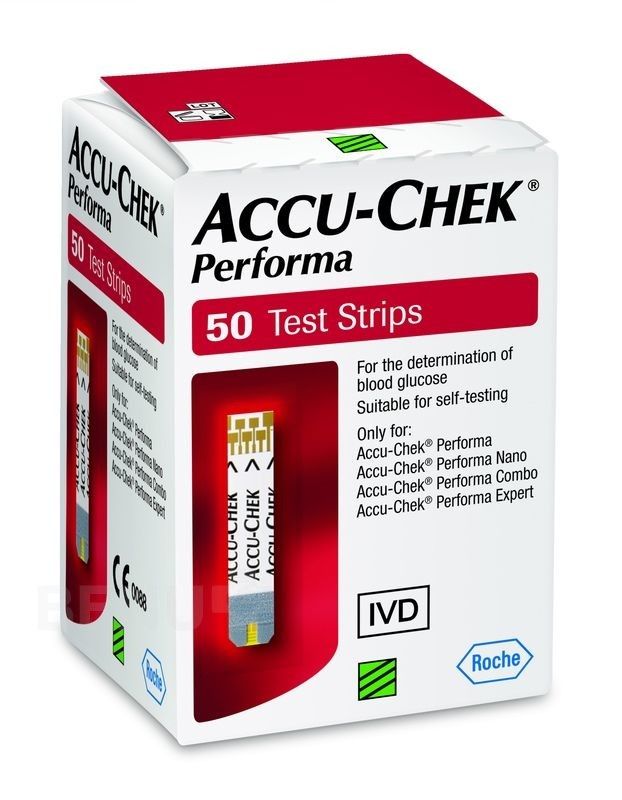 Accu Chek Performa Test Strip 50 pcs EXP. 30/06/2024 ROCHE