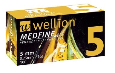 Wellion Medfine Plus 5mm 31 Gauge 100 Pezzi Medrust