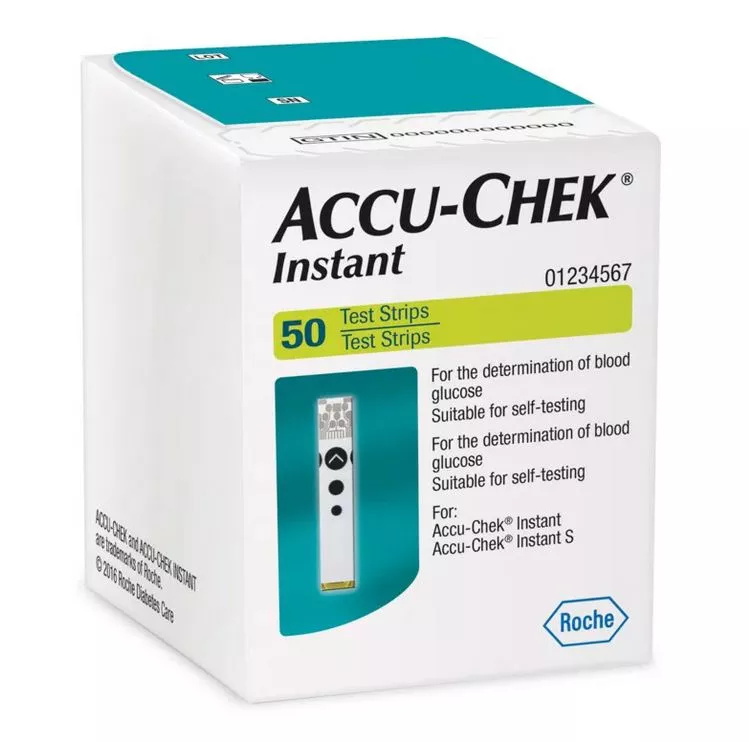Strisce reattive Accu-Chek Instant per la misurazione della glicemia, 50 pz Roche