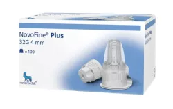 NovoFine Plus aghi per penne da insulina 32G × 4 mm, 100 pezzi