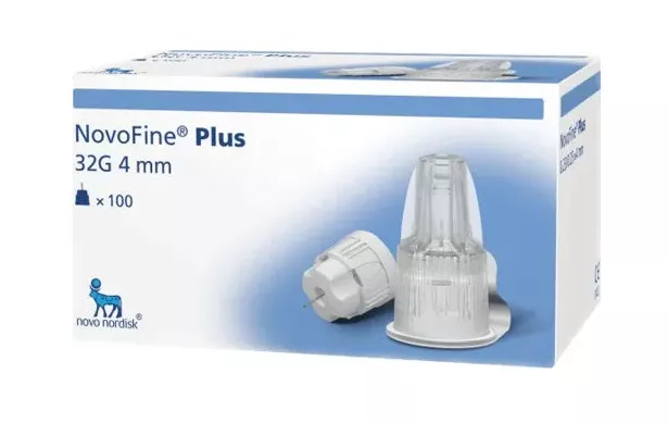 NovoFine Plus aghi per penne da insulina 32G × 4 mm, 100 pezzi NOVO NORDISK