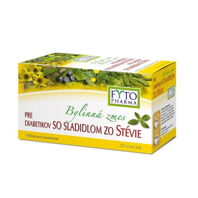 Miscela di erbe per diabetici con stevia dolce 20x1,5g FytoPharma