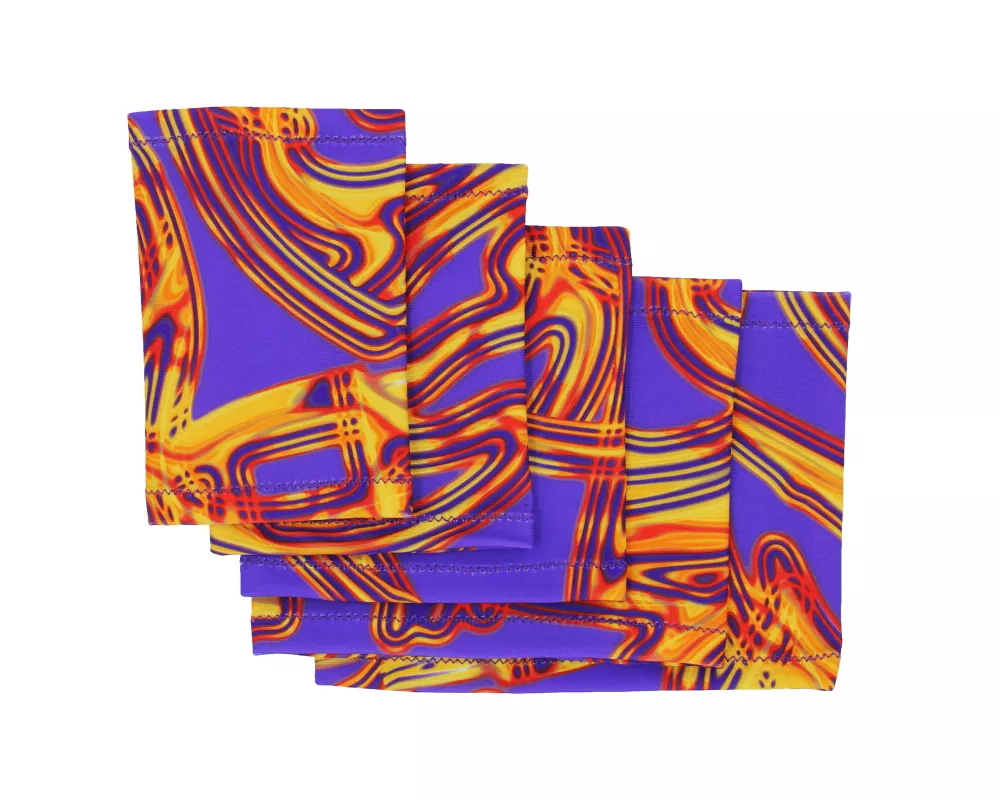 Fascia da braccio - Macchie d’Olio viola