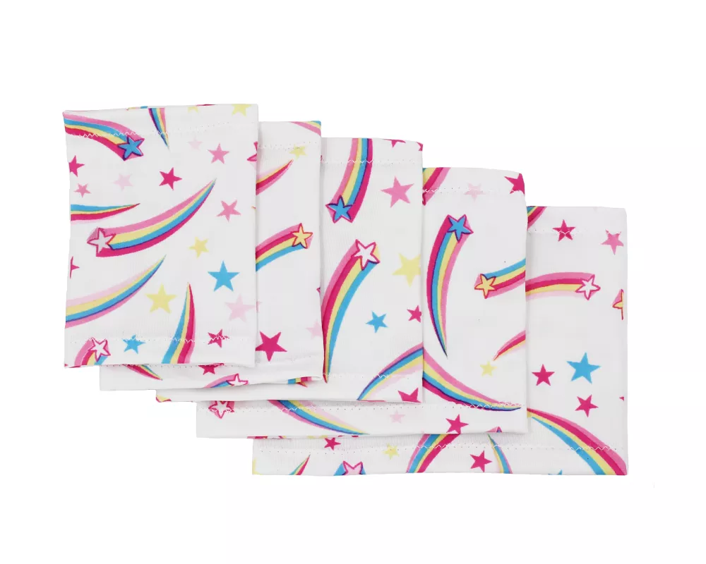 Bracciale elastico – Stelle cadenti su sfondo bianco