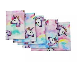 Manicotto elastico per braccio con unicorno e arcobaleno – Copertura colorata per sensori