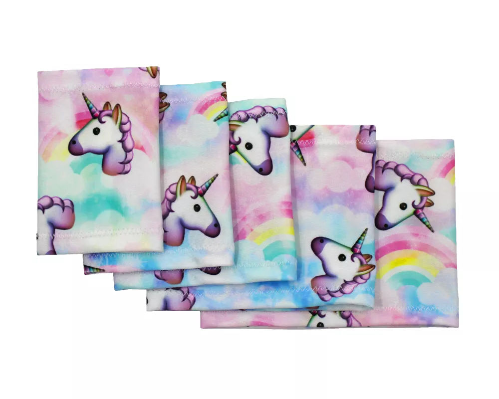 Manicotto elastico per braccio con unicorno e arcobaleno – Copertura colorata per sensori
