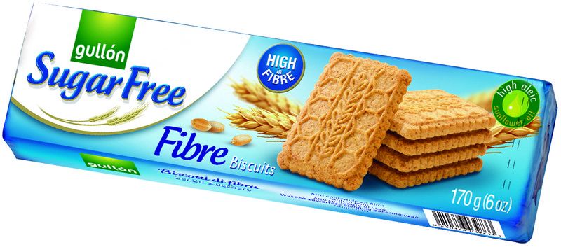 Gullón Fiber biscotti con fibre, senza zucchero 170 g
