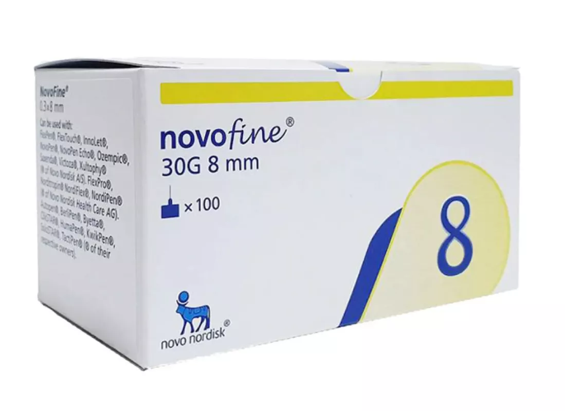 Aghi NovoFine 30G × 8 mm per penne da insulina, 100 pz NOVO NORDISK