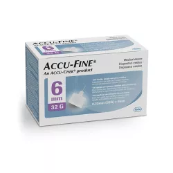Aghi per insulina Accu-Fine 32G × 6 mm per penne insuliniche - 100 pezzi