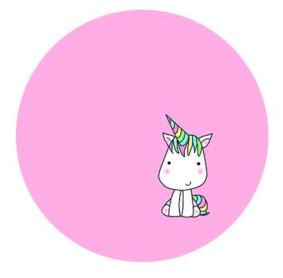 Adesivo per Freestyle Libre Unicorn on a pink background