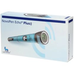Penna per insulina NovoPen Echo Plus blu copack