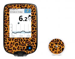 Adesivo per Freestyle Libre reader + sensor - Leopard