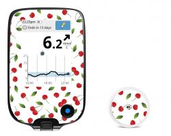 Adesivo per Freestyle Libre reader + sensor - Cherries