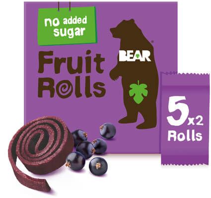 YOYO Bear ribes nero fette di rotolo di frutta 5 x 20 g