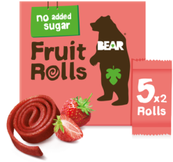 YOYO Bear fragola fette di rotolo di frutta 5 x 20 g EXP.21/04/25