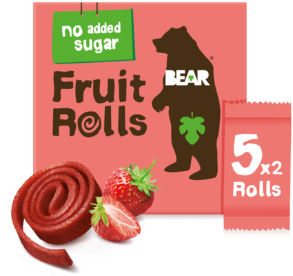 YOYO Bear fragola fette di rotolo di frutta 5 x 20 g EXP.21/04/25